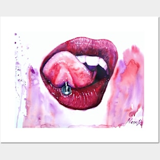 lips Posters and Art